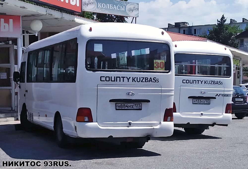 Краснодарский край, Hyundai County Kuzbass № Н 884 НХ 123