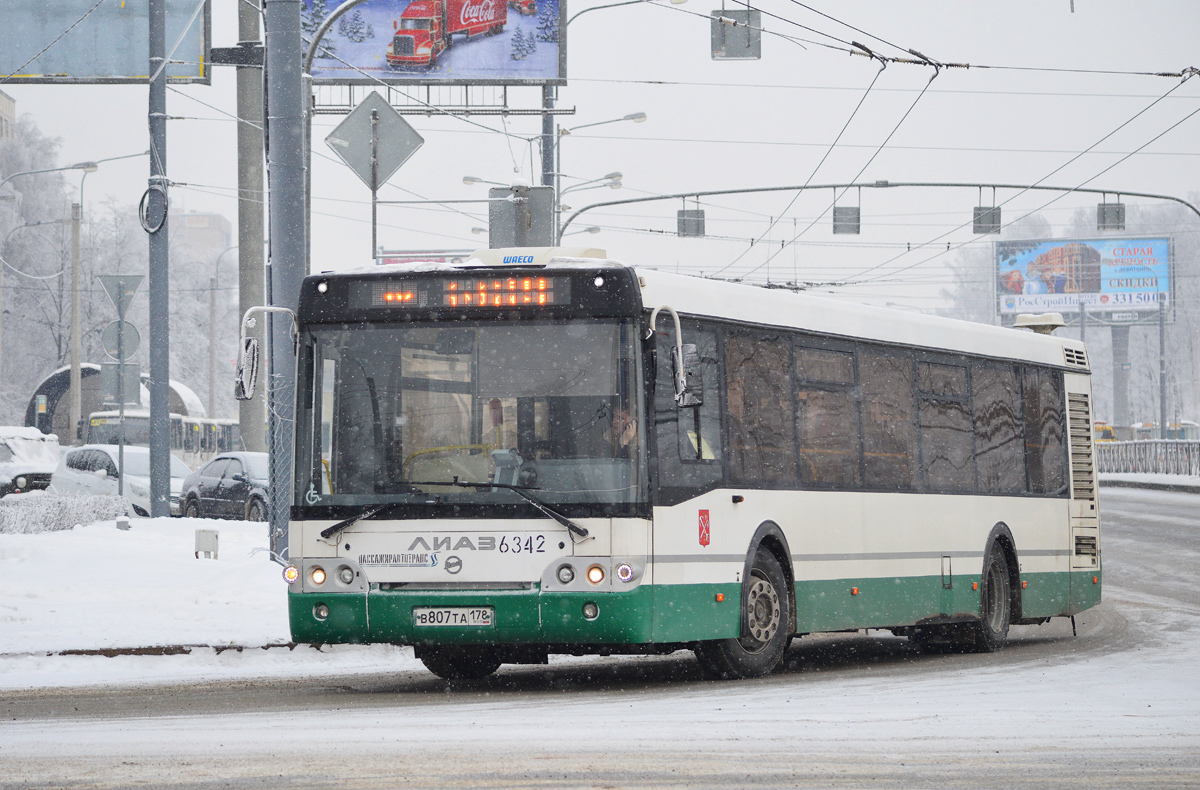 Санкт-Петербург, ЛиАЗ-5292.60 № 6342