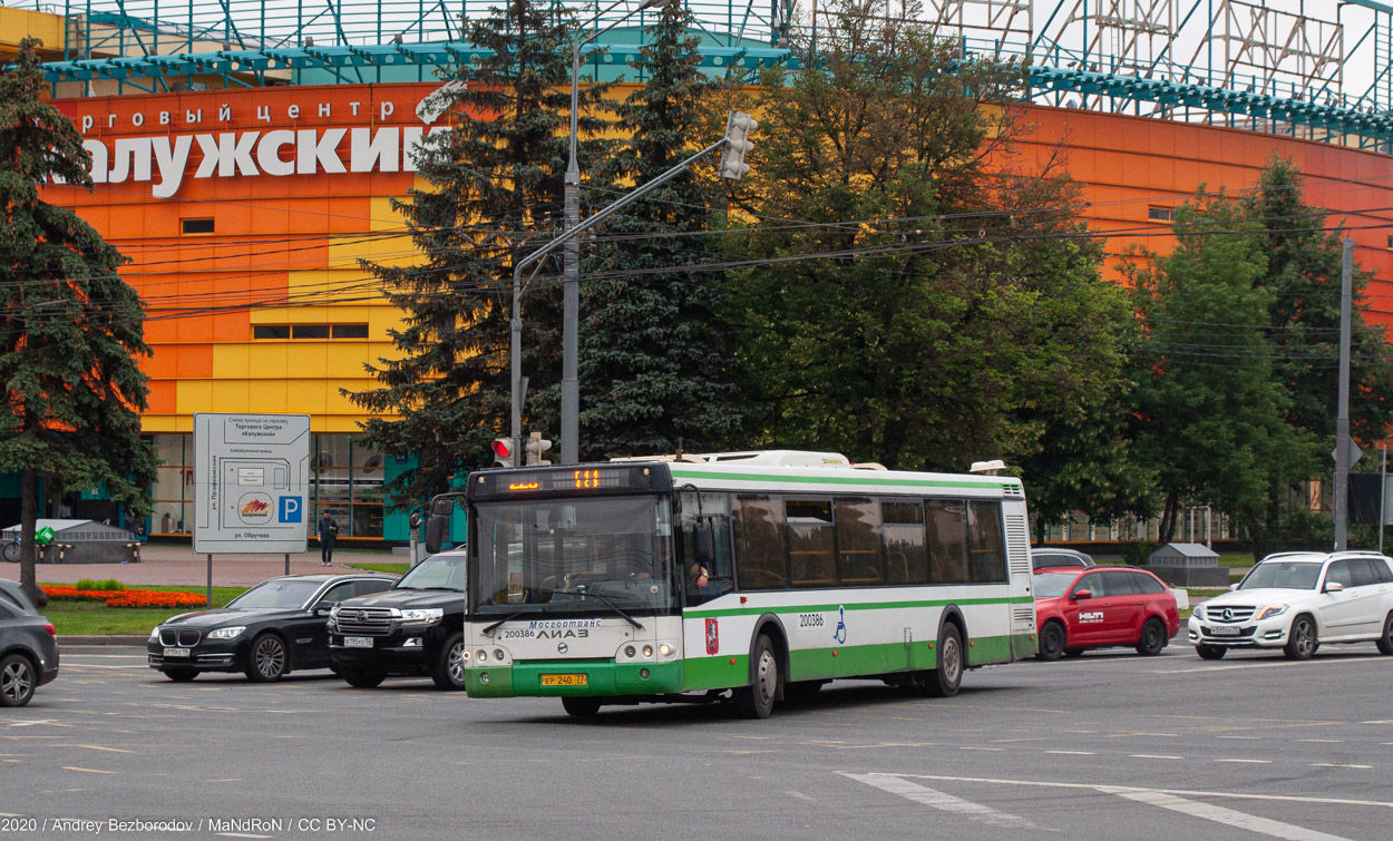 Москва, ЛиАЗ-5292.22 (2-2-2) № 200386