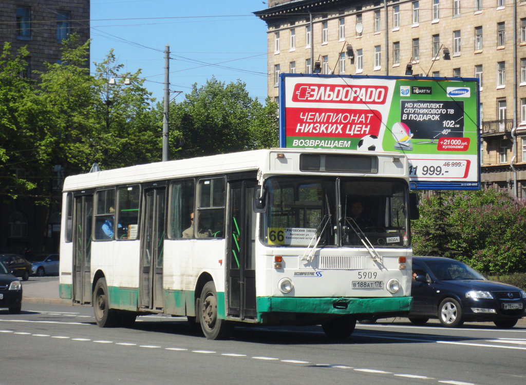 Санкт-Петербург, ЛиАЗ-5256.25 № 5909