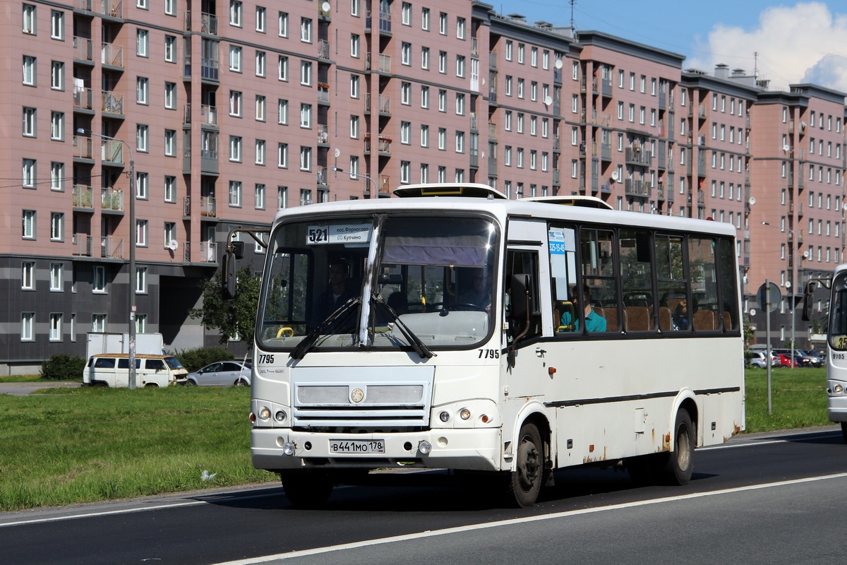 Санкт-Петербург, ПАЗ-320412-05 № 7795