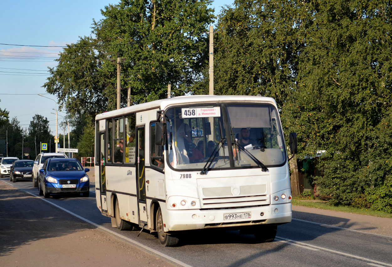 Санкт-Петербург, ПАЗ-320402-05 № 7908