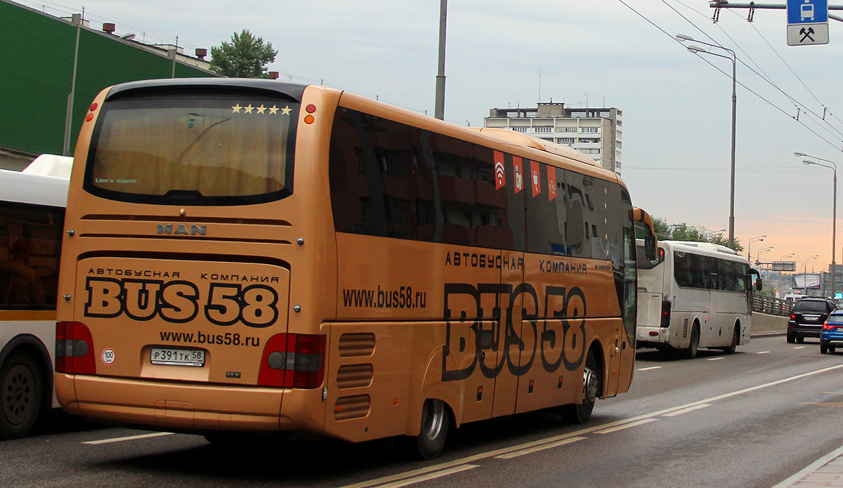 Пензенская область, MAN R07 Lion's Coach RHC444 № Р 391 ТК 58