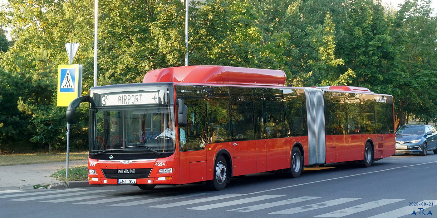 Литва, MAN A23 Lion's City G NG313 CNG № 4594