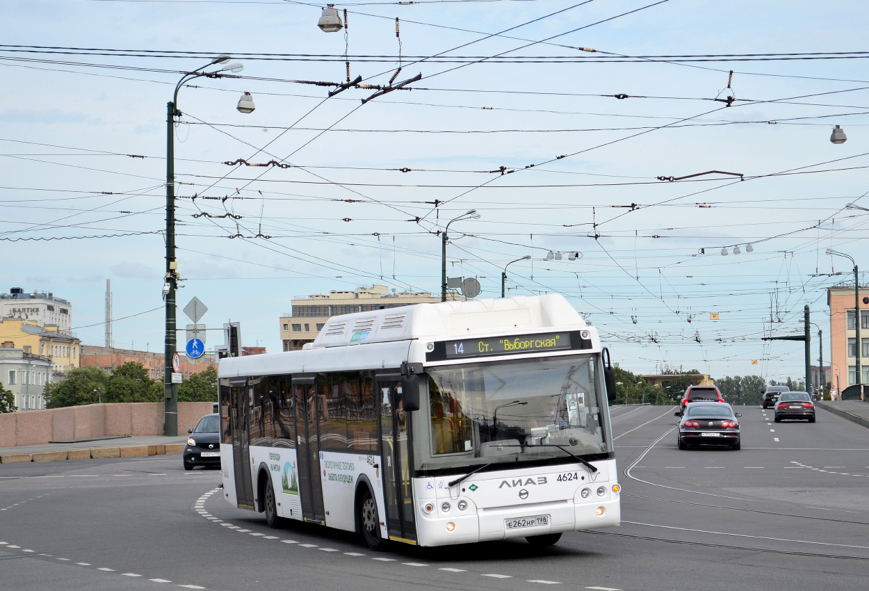 Санкт-Петербург, ЛиАЗ-5292.67 (CNG) № 4624