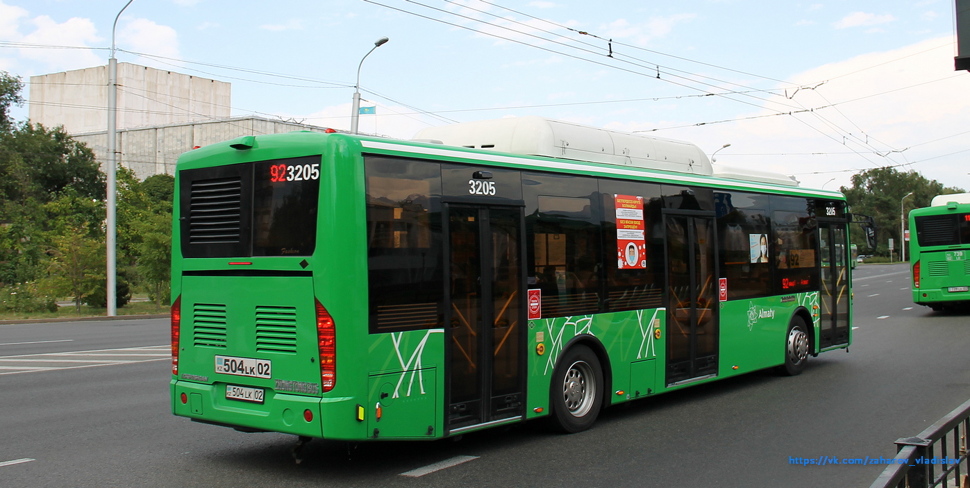 Алматы, Zhong Tong LCK6125HGAN № 3205