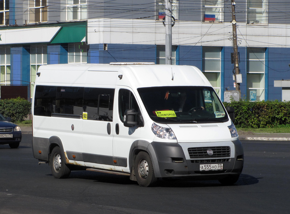 Нижегородская область, Нижегородец-FST613 (FIAT Ducato) № А 555 НО 33