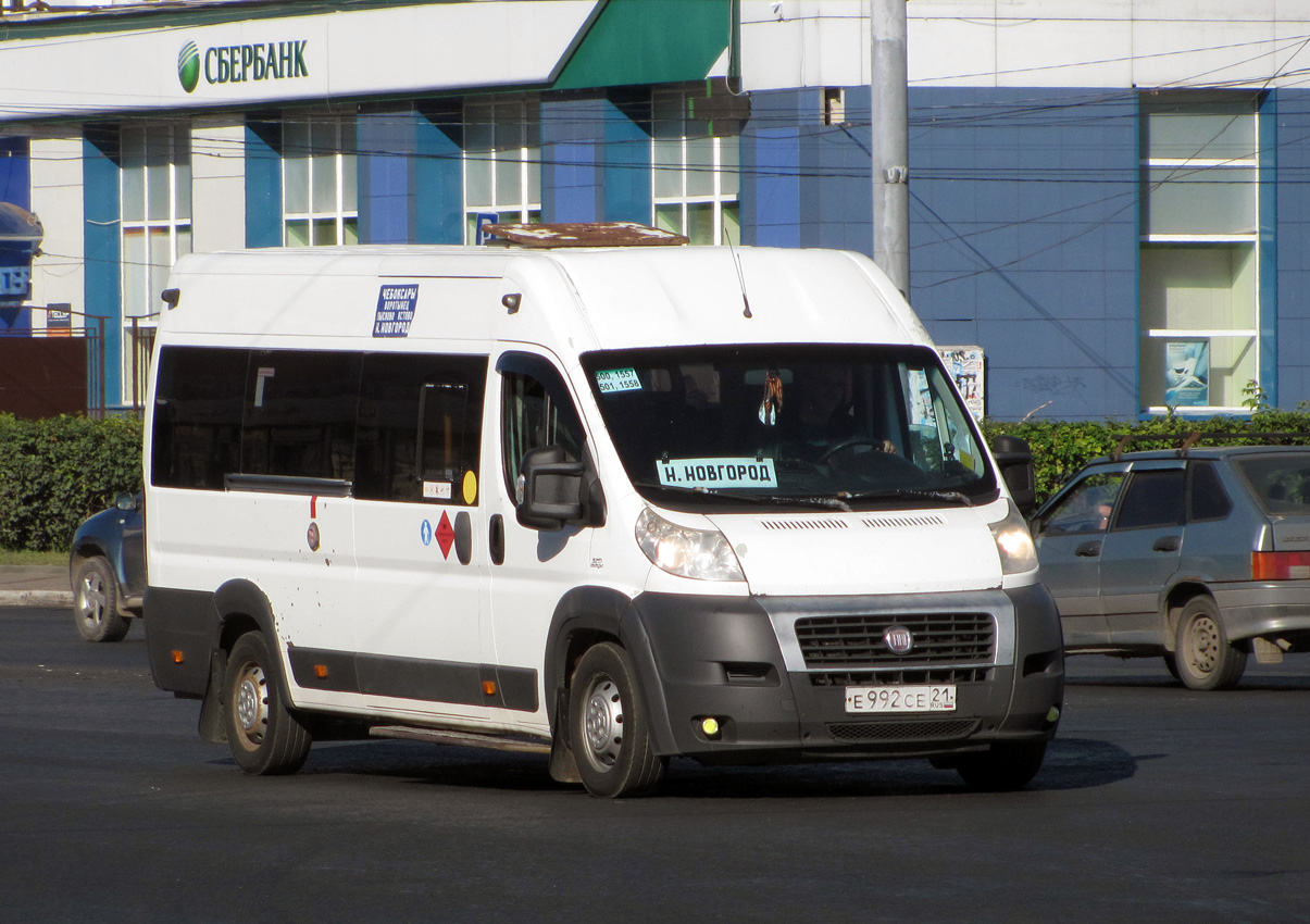 Чувашия, Нижегородец-FST613 (FIAT Ducato) № Е 992 СЕ 21 — Фото — Автобусный  транспорт