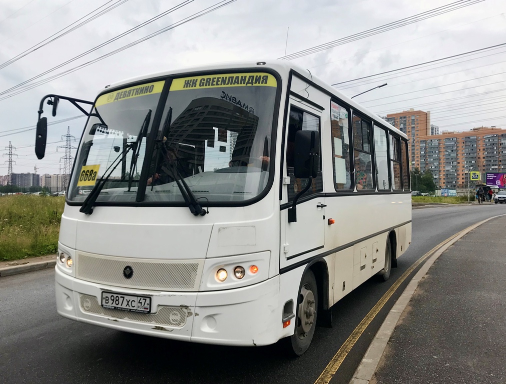 Ленинградская область, ПАЗ-320402-05 "Вектор" № В 987 ХС 47