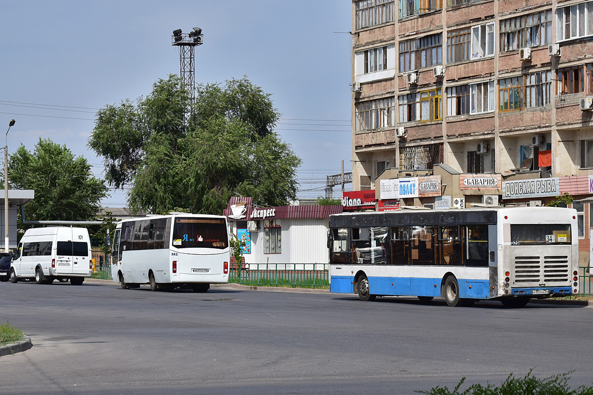 Volgogradas apgabals, Nizhegorodets-222709  (Ford Transit) № Е 722 ВА 134; Volgogradas apgabals, Volgabus-4298.G8 № 161; Volgogradas apgabals, Volzhanin-5270-20-06 "CityRhythm-12" № 370