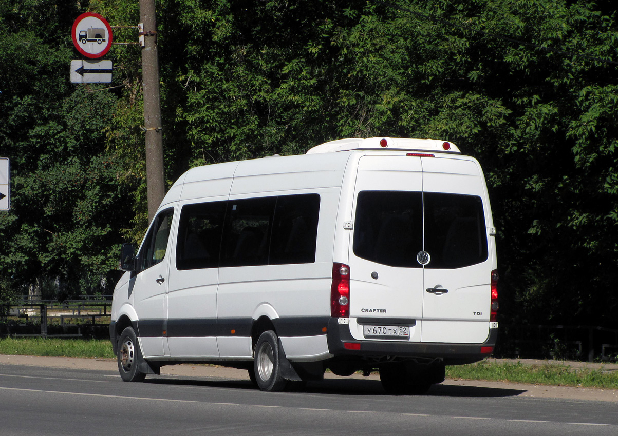 Нижегородская область, Volkswagen Crafter № У 670 ТХ 52