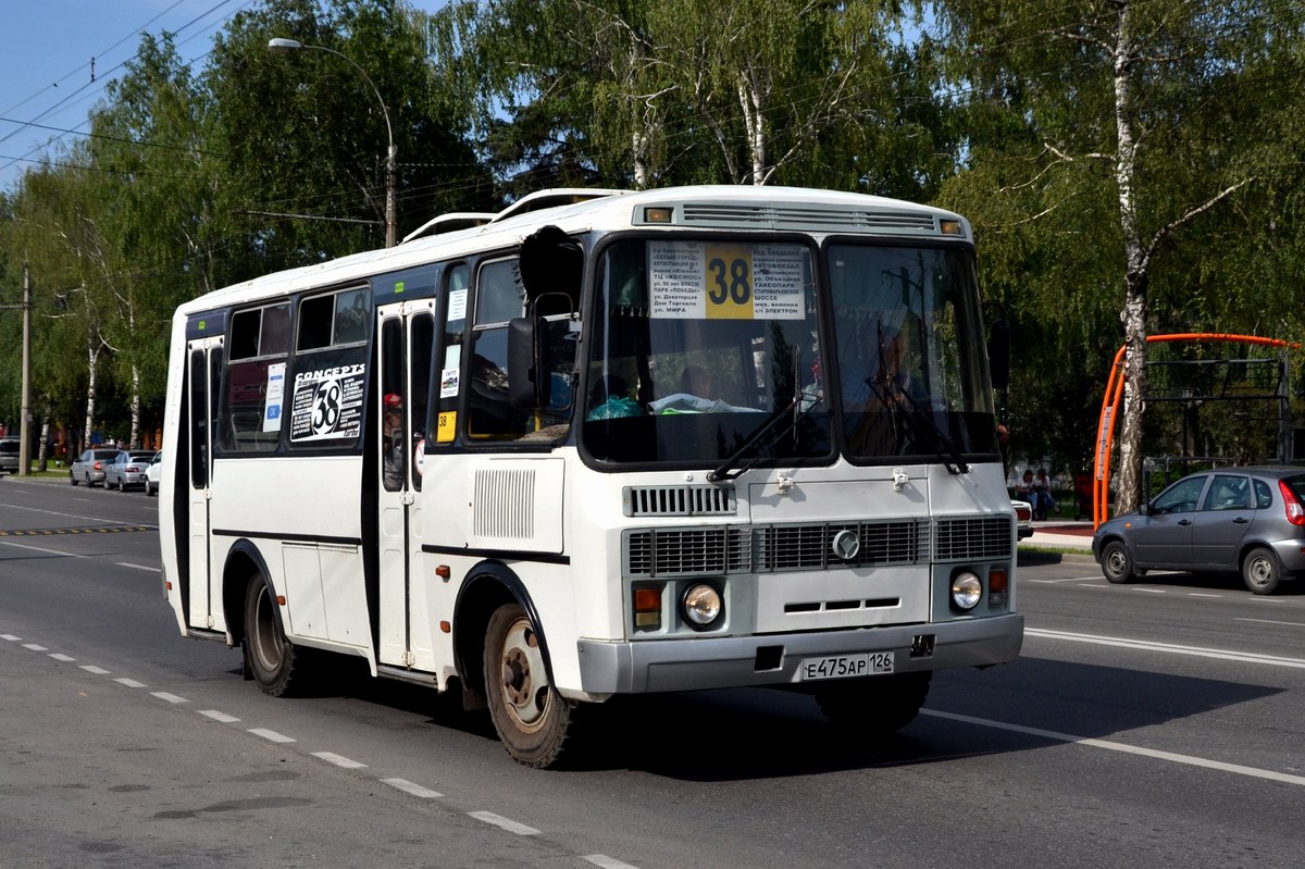 Stavropol region, PAZ-32054 č. Е 475 АР 126