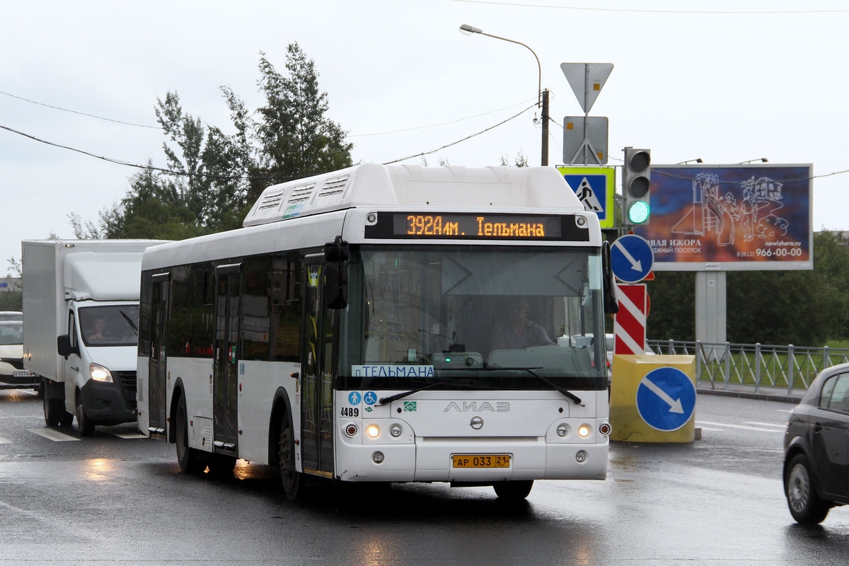 Санкт-Петербург, ЛиАЗ-5292.67 (CNG) № 4489