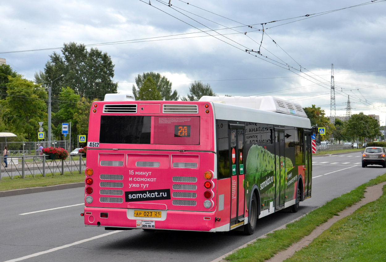 Санкт-Петербург, ЛиАЗ-5292.67 (CNG) № 4512