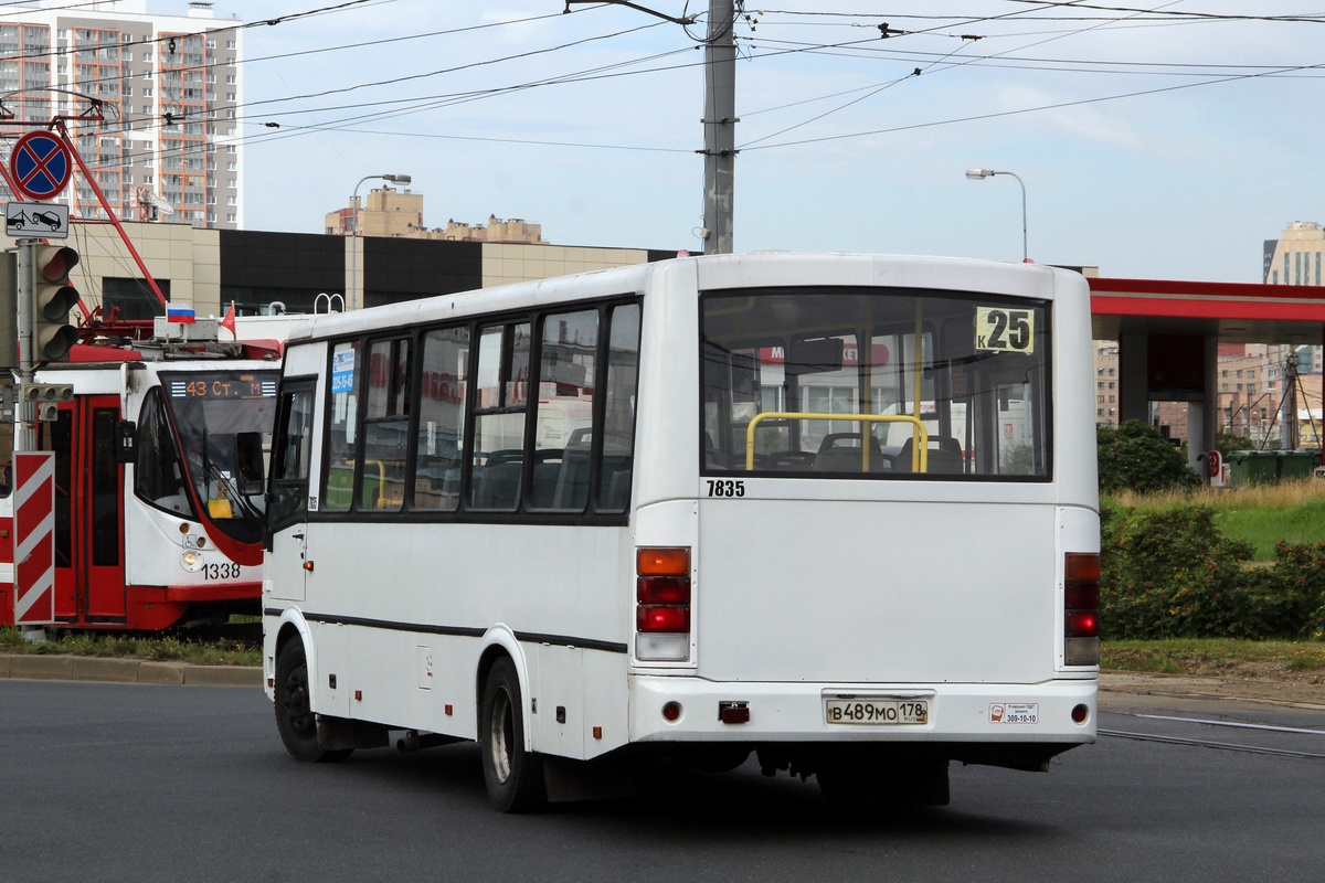 Санкт-Петербург, ПАЗ-320412-05 № 7835