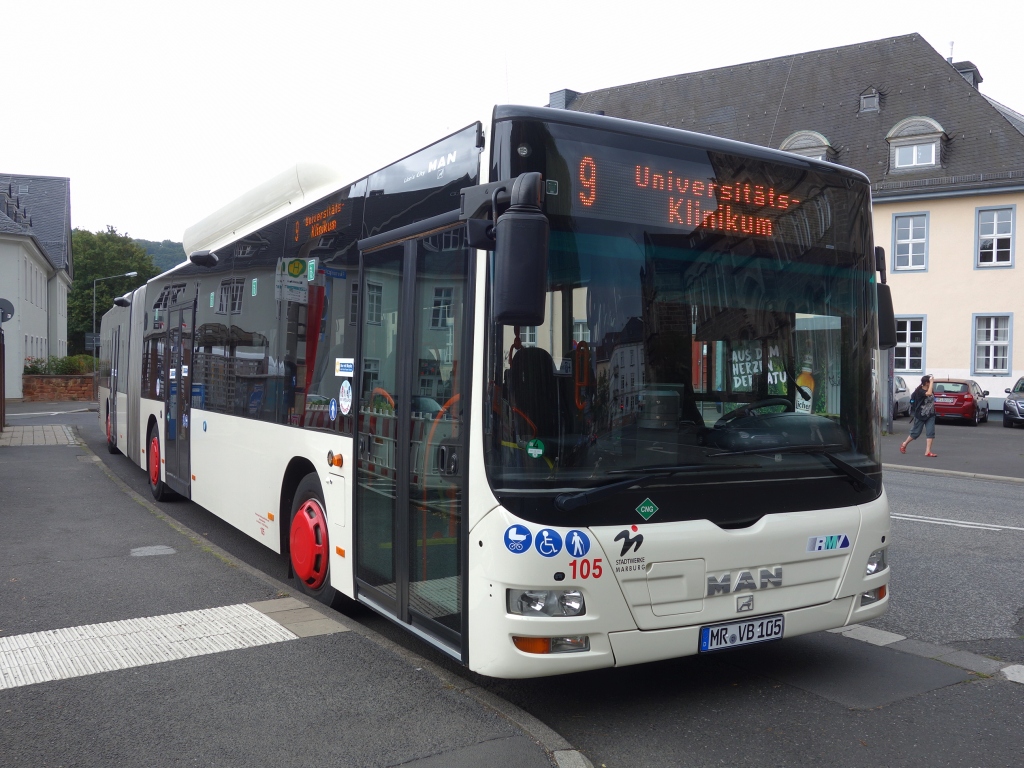 Гессен, MAN A40 Lion's City GL NG313 CNG № 105