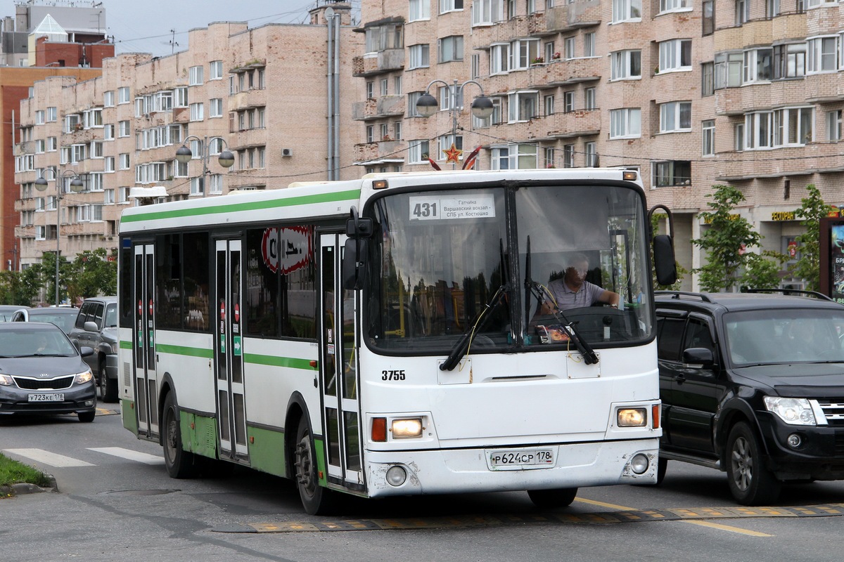 Ленинградская область, ЛиАЗ-5256.60 № 3755