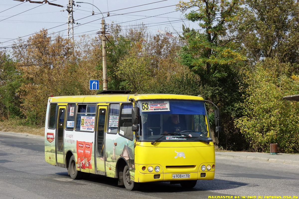 Республика Крым, Богдан А09202 (ЛуАЗ) № В 908 МТ 82