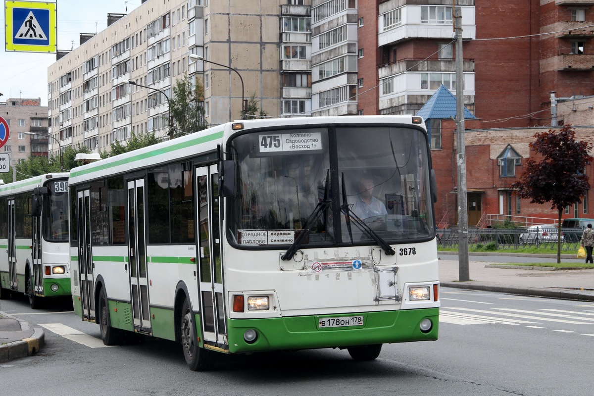 Санкт-Петербург, ЛиАЗ-5293.60 № 3678