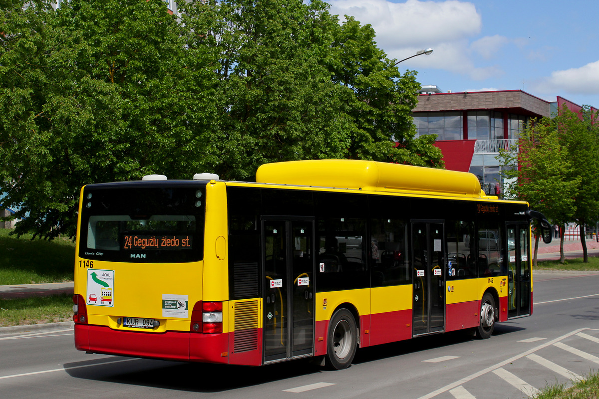 Литва, MAN A21 Lion's City NL273 CNG № 1146