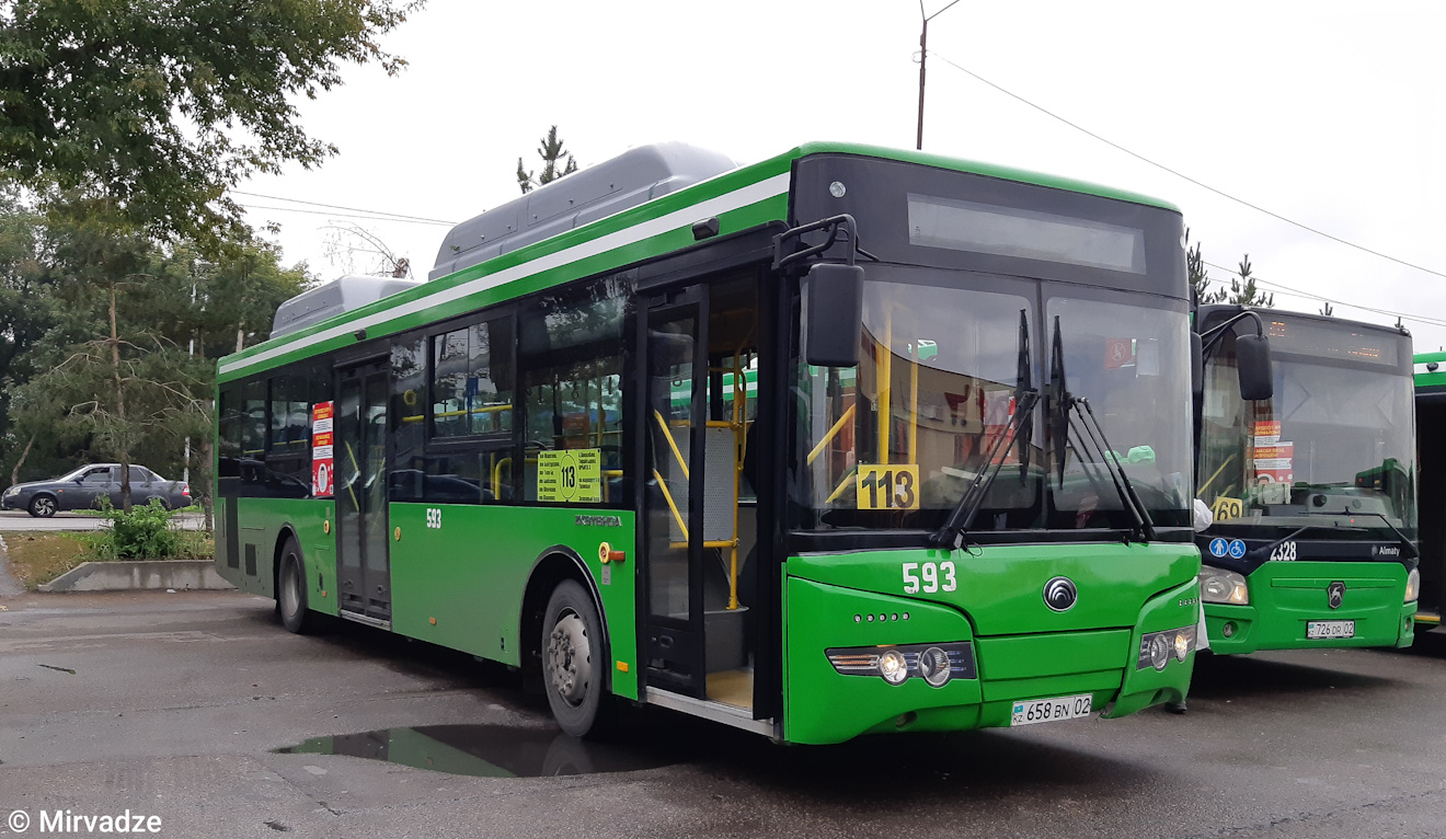 Алматы, Yutong ZK6118HGA № 593