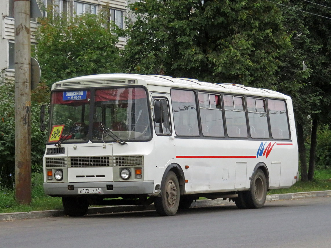 Кировская область, ПАЗ-4234 № В 172 ТА 43