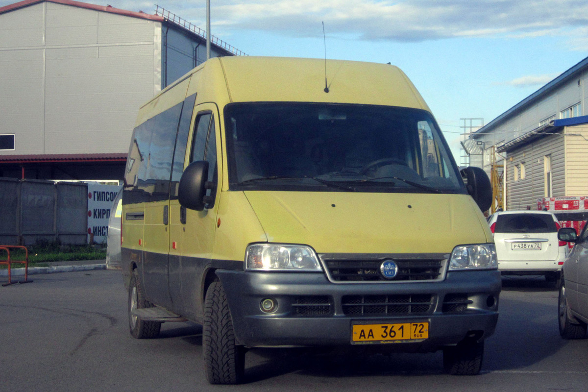 Тюменская область, FIAT Ducato 244 CSMMC-RLL, -RTL № АА 361 72