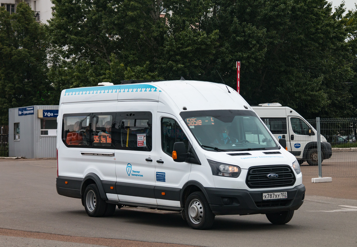 Башкортостан, Ford Transit FBD [RUS] (X2F.ESG.) № Х 787 ХУ 102