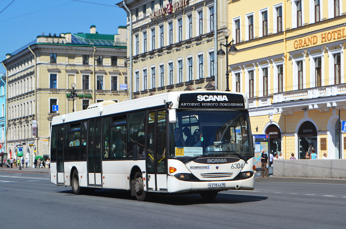 Санкт-Петербург, Scania OmniLink I (Скания-Питер) № 6304