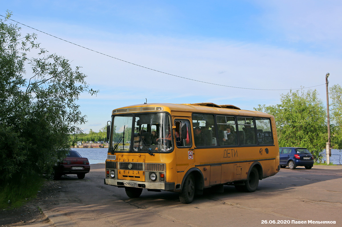 Архангельская область, ПАЗ-32053-70 № М 290 ОХ 29