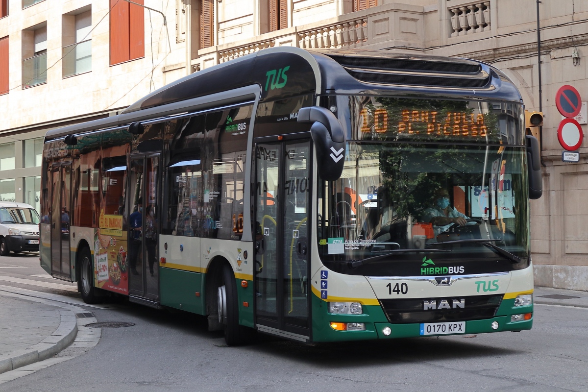 Spanien, MAN A37 Lion's City Hybrid NL253 Nr. 140