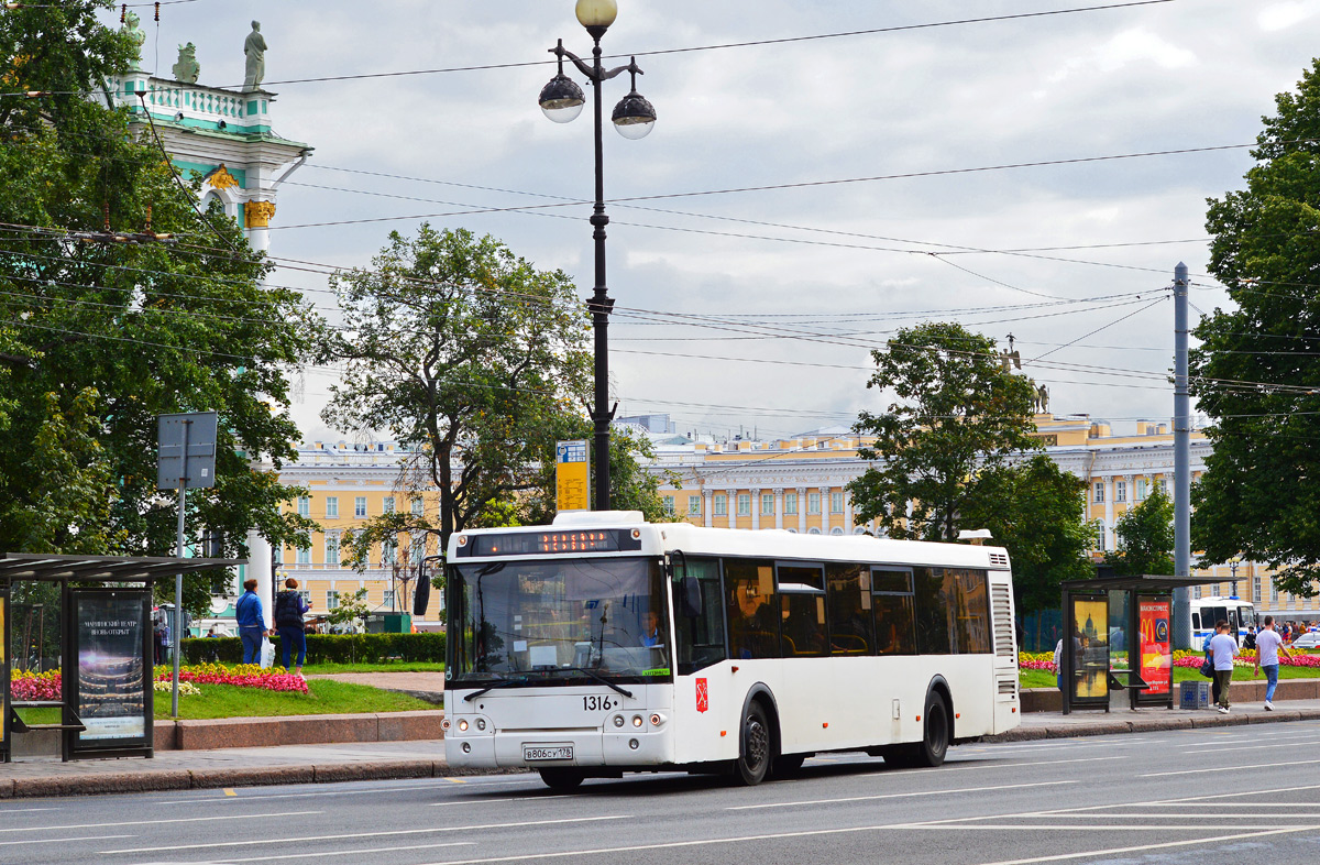 Санкт-Петербург, ЛиАЗ-5292.60 № 1316