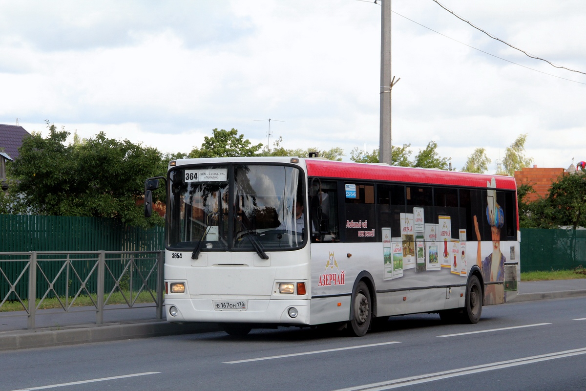 Санкт-Петербург, ЛиАЗ-5293.60 № 3654