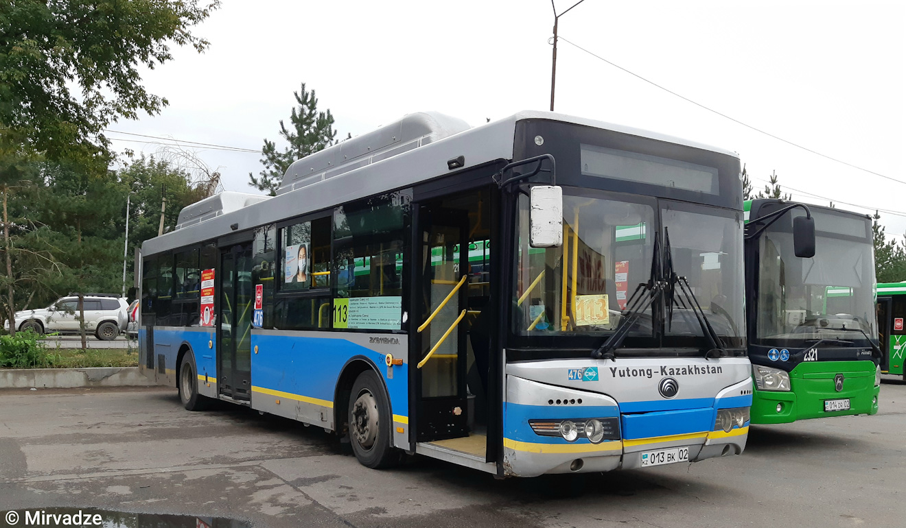 Алматы, Yutong ZK6118HGA № 476