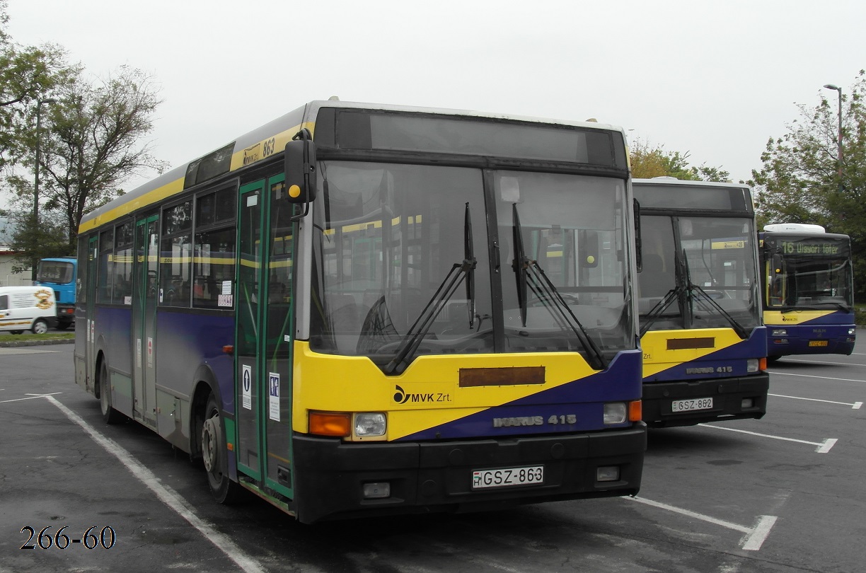 Венгрия, Ikarus 415.35 № 863; Венгрия, Ikarus 415.35 № 862