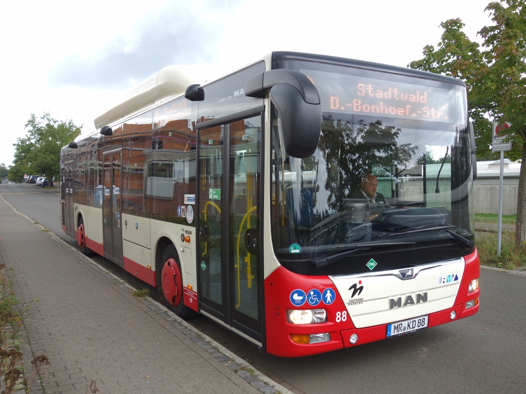 Гессен, MAN A21 Lion's City NL313 CNG № 88