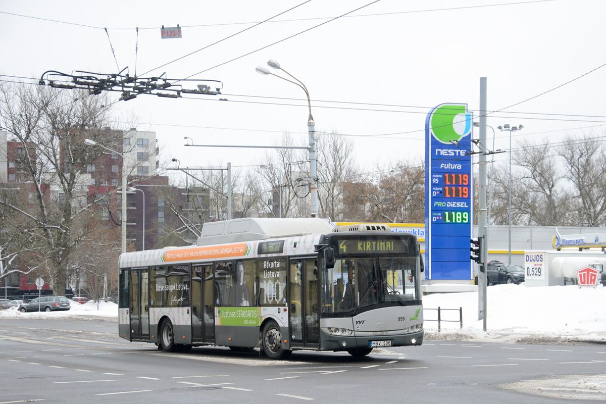 Литва, Solaris Urbino III 12 CNG № 959