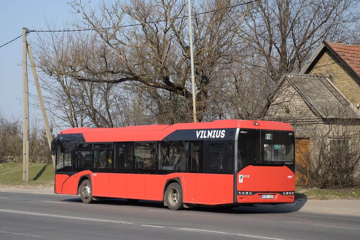 Litauen, Solaris Urbino IV 12 Nr. 4115