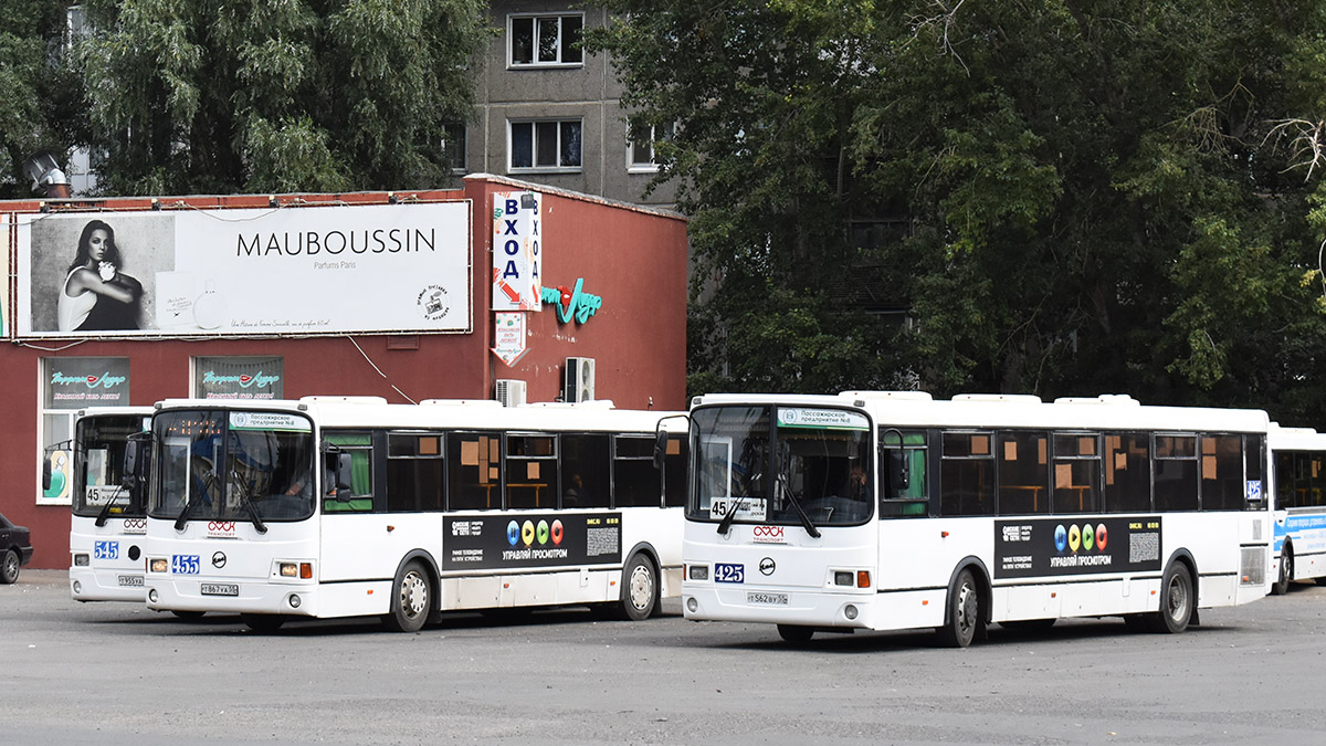 Omsk region, LiAZ-5256.53 # 425; Omsk region — Bus stops