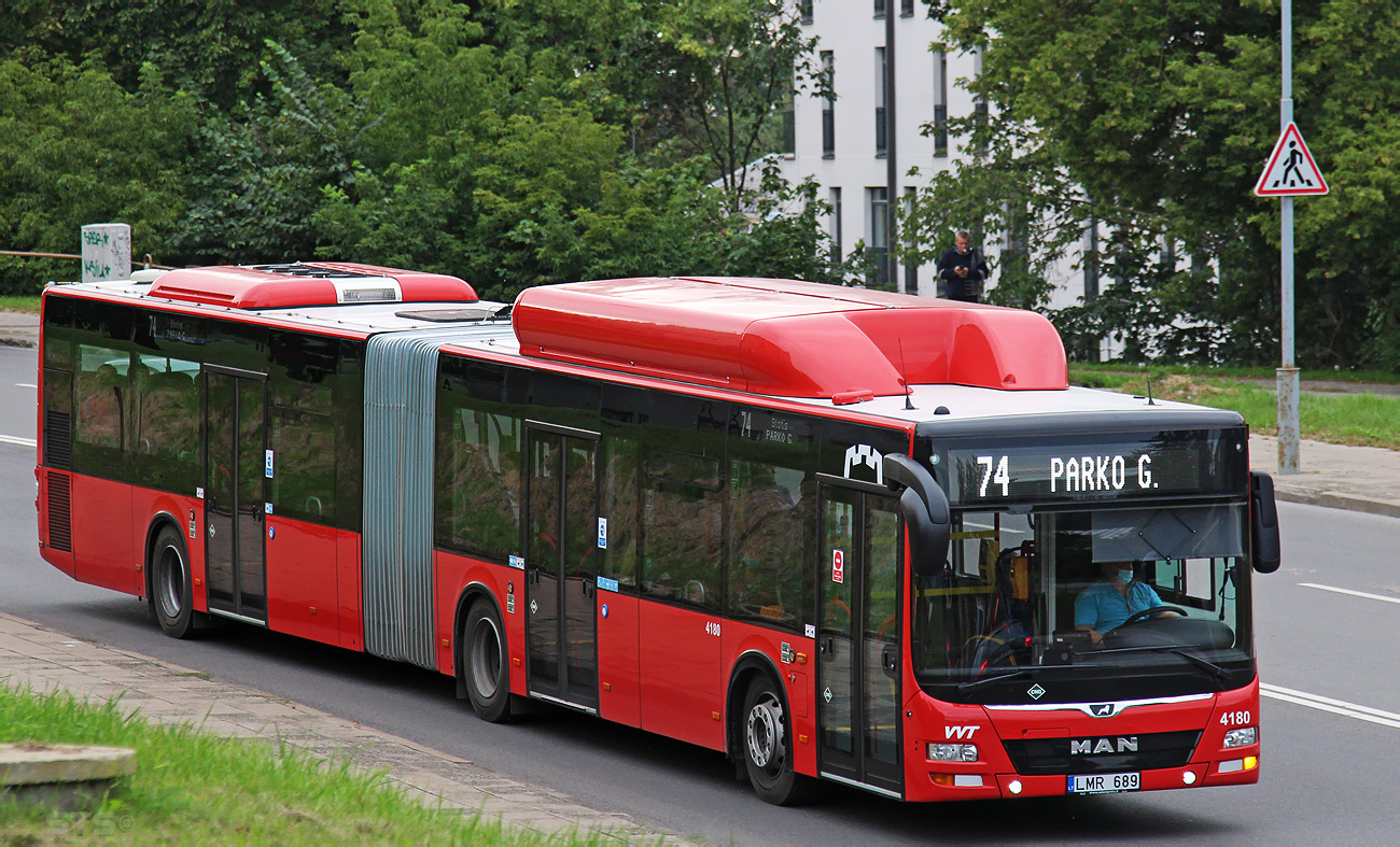 Литва, MAN A23 Lion's City G NG313 CNG № 4180