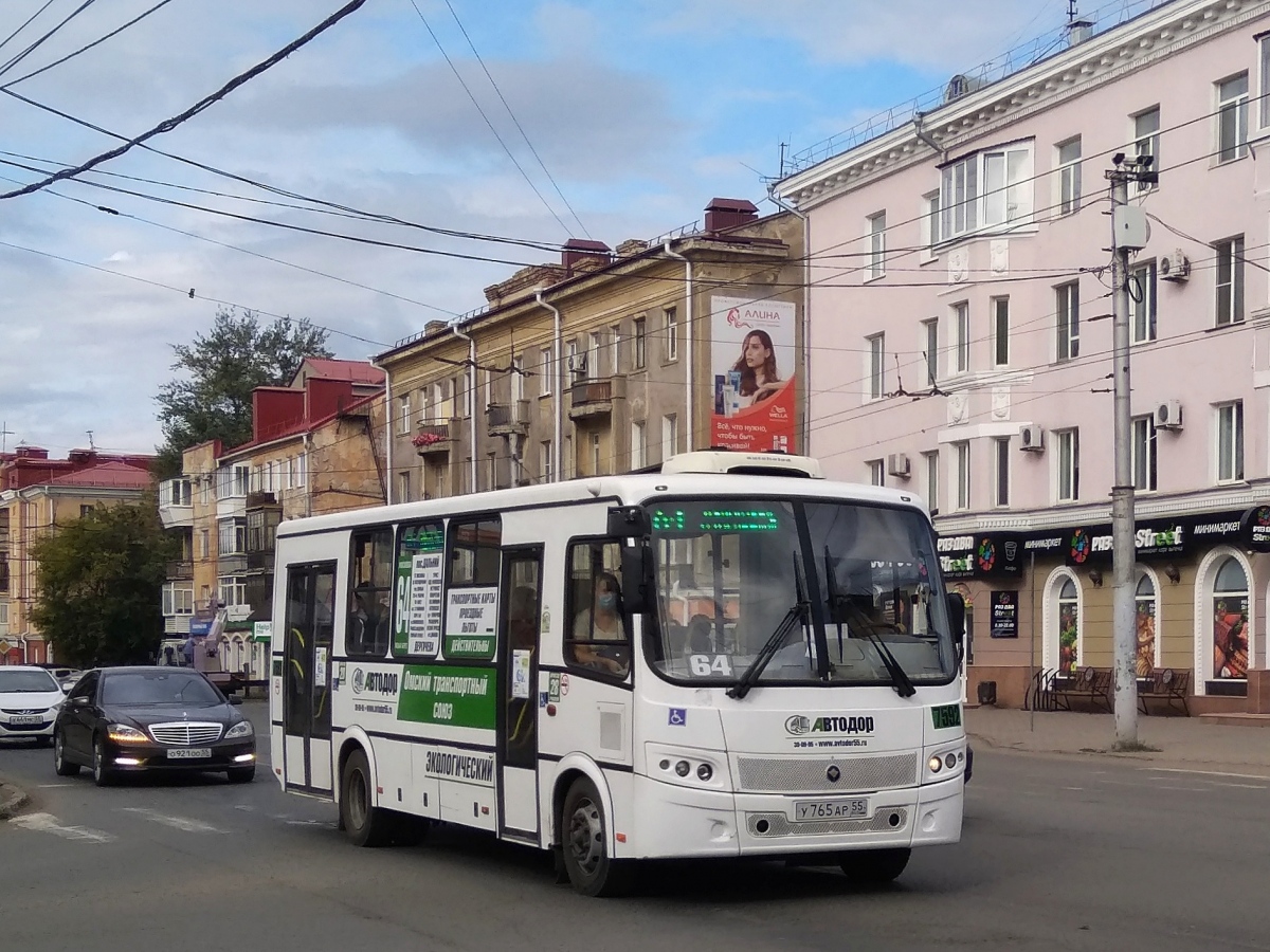 Омская область, ПАЗ-320414-04 "Вектор" (1-2) № 7592