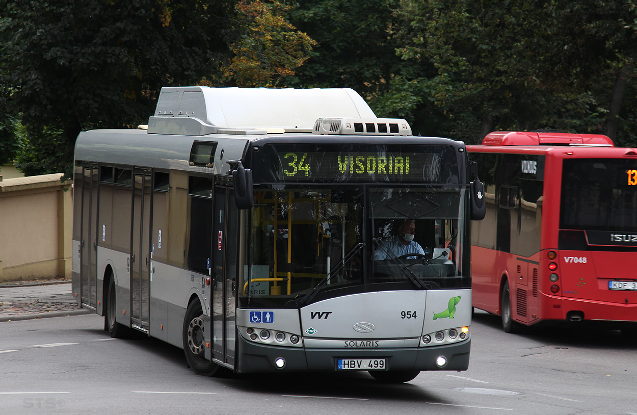 Литва, Solaris Urbino III 12 CNG № 954