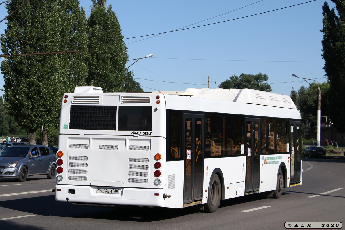 Воронежская область, ЛиАЗ-5292.67 (CNG) № Е 423 ВН 136