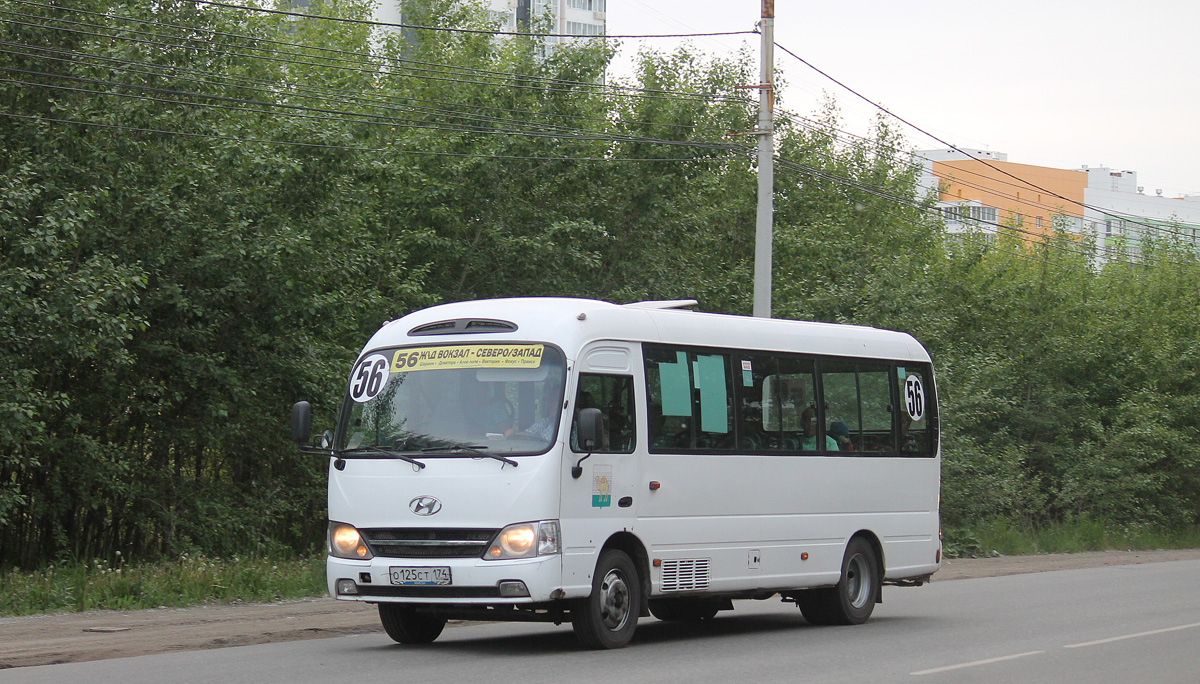 Челябинская область, Hyundai County Kuzbass № О 125 СТ 174