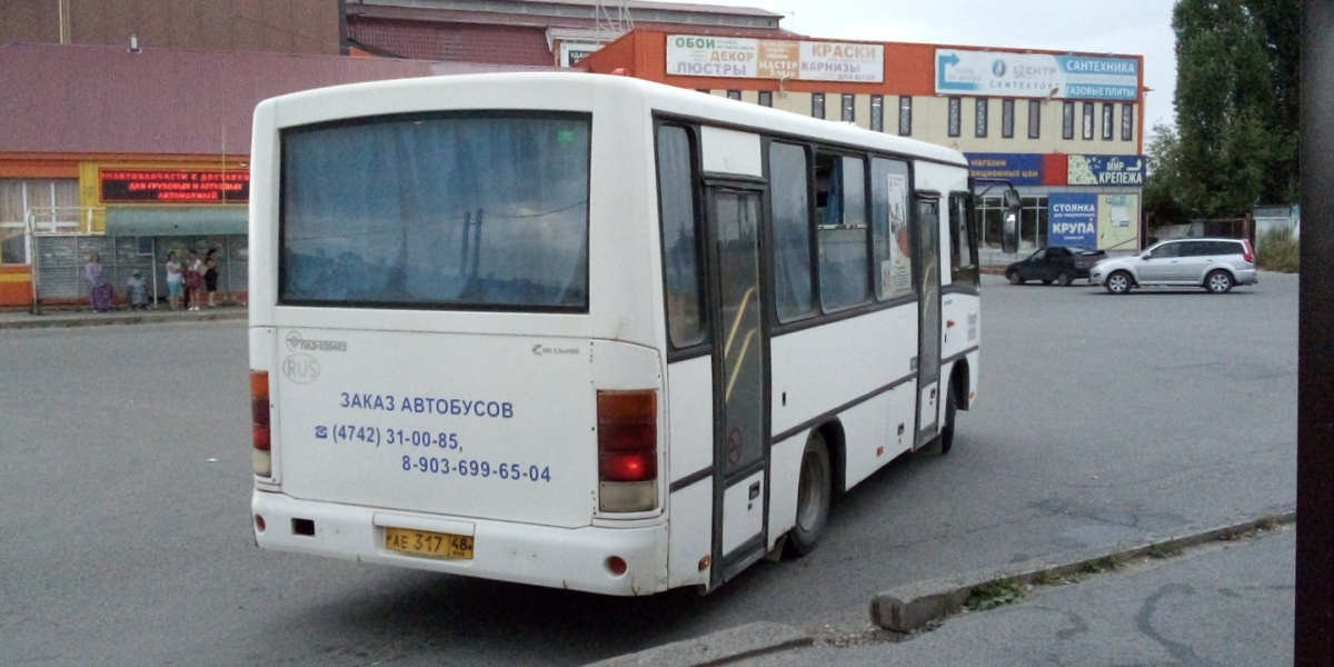 Lipetsk region, PAZ-320402-05 № АЕ 317 48