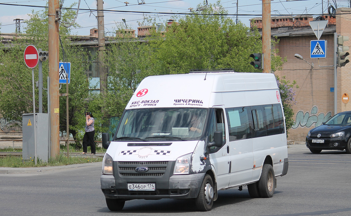 Челябинская область, Нижегородец-222702 (Ford Transit) № Е 346 ОР 174