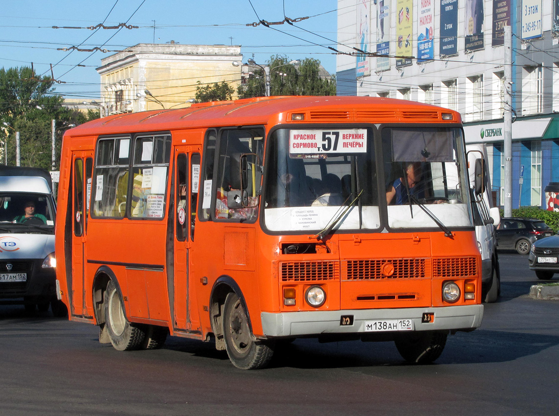 Нижегородская область, ПАЗ-32054 № М 138 АН 152