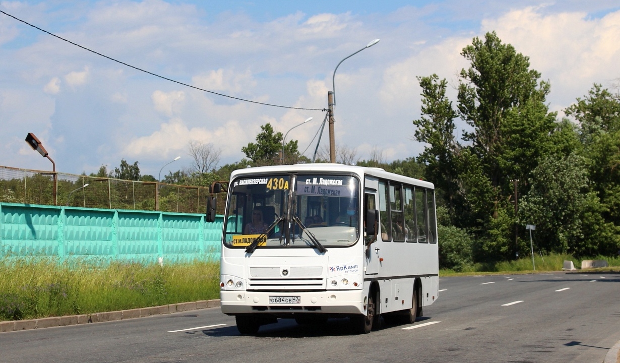 Ленинградская область, ПАЗ-320402-05 № О 684 ОВ 47