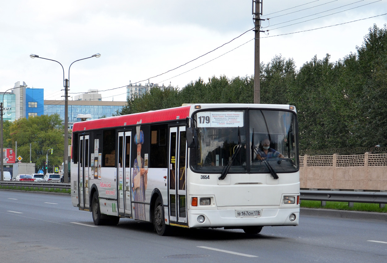 Санкт-Петербург, ЛиАЗ-5293.60 № 3654