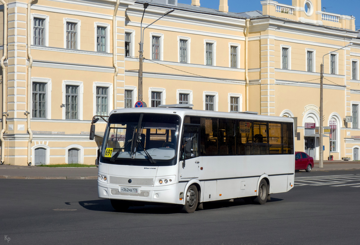 Санкт-Петербург, ПАЗ-320414-05 "Вектор" (1-2) № У 362 МВ 178